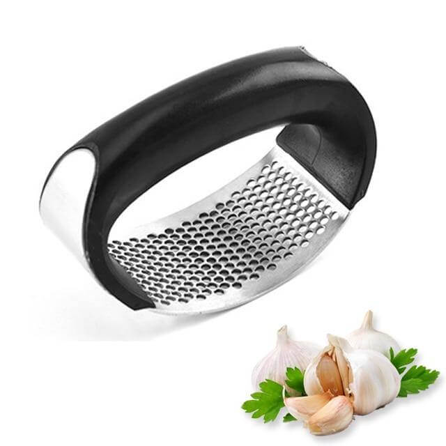 Stainless Steel Manual Garlic Press Tool - Image 4