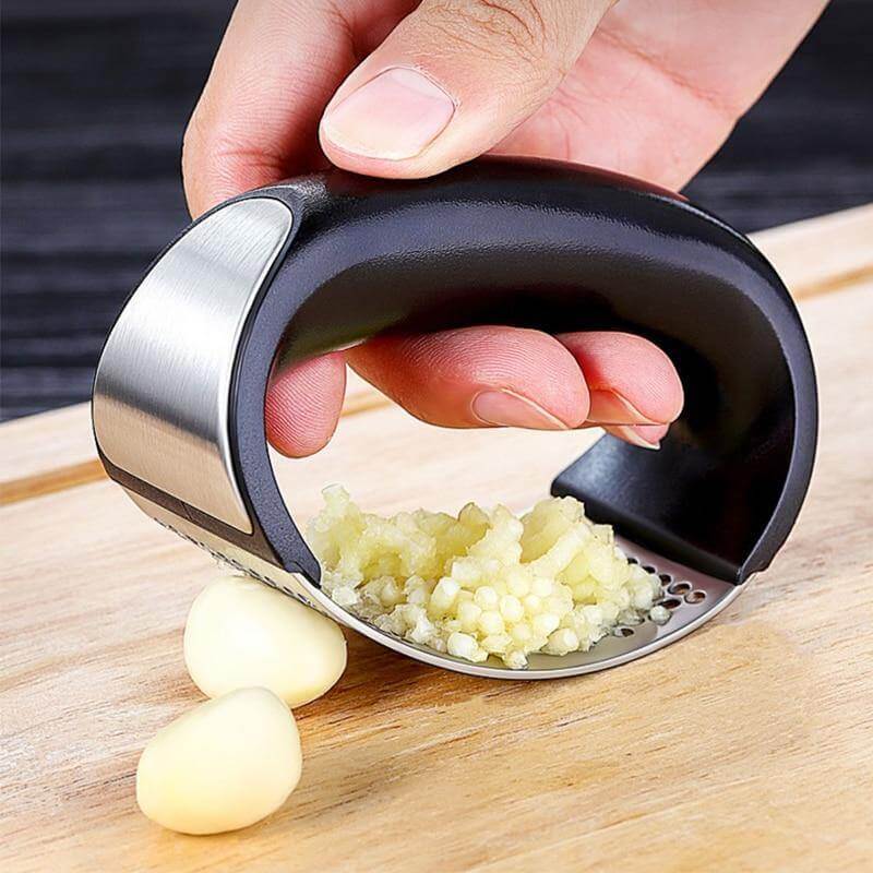 Stainless Steel Manual Garlic Press Tool - Image 5