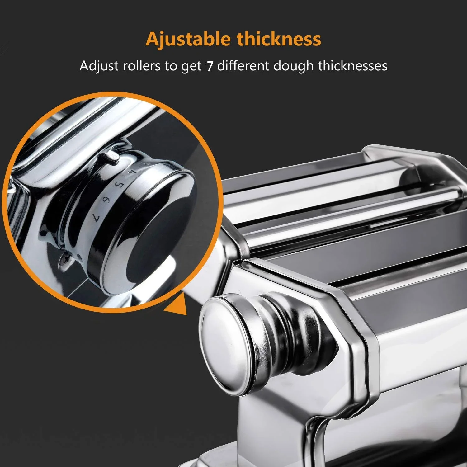 Stainless Steel Manual Noodle Pasta Maker - Image 3