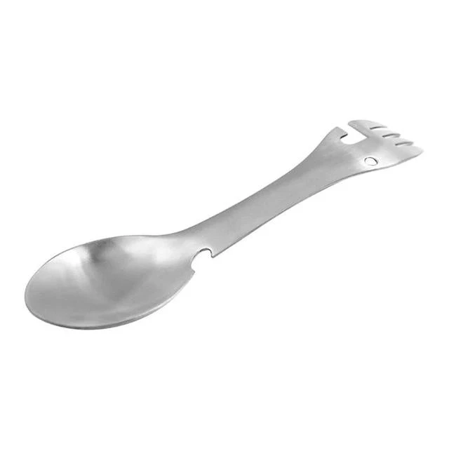 Stainless Steel Multifunctional Bottle Opener Spork - Image 6