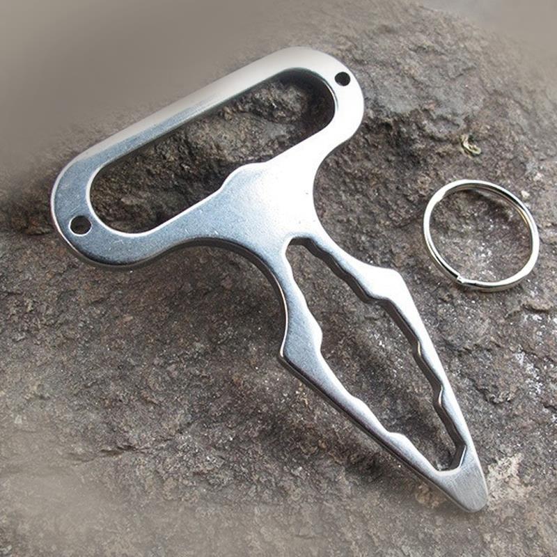 Stainless Steel MultiFunctional Camping Wrench Tool - Image 2