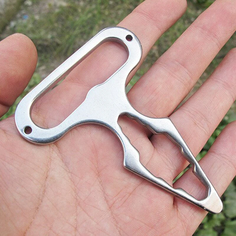 Stainless Steel MultiFunctional Camping Wrench Tool - Image 6