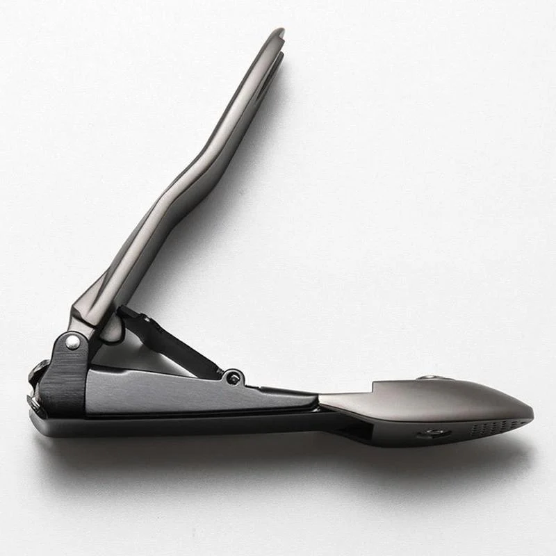 Stainless Steel Nail Cutter with Storage - Image 2