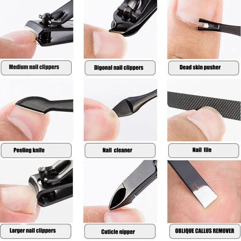 Stainless Steel Professional Manicure Trimmer Set - Image 5