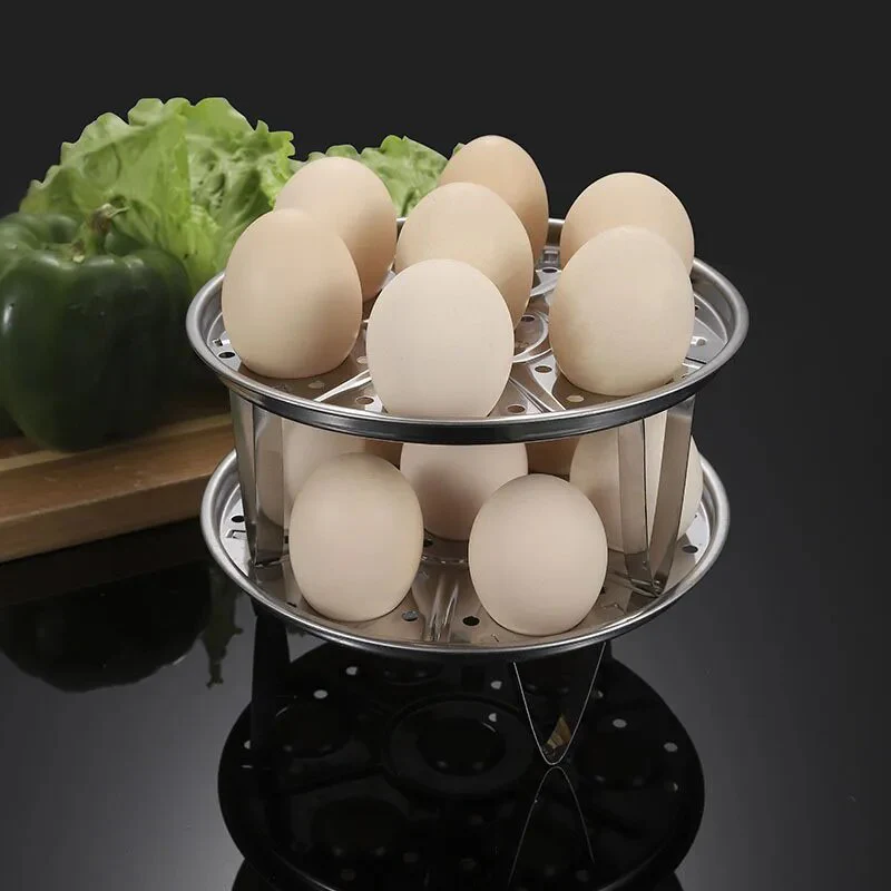 Stainless Steel Quick Egg Steamer Rack - Image 4