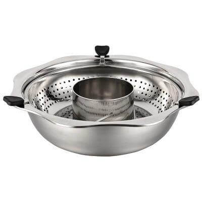 Stainless Steel Rotating Easy Cook Hot Pot Cookware - Image 7