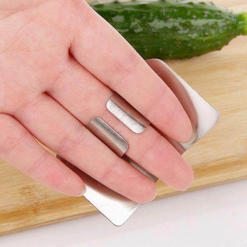 Stainless Steel Safety Cutting Finger Protector - Image 3