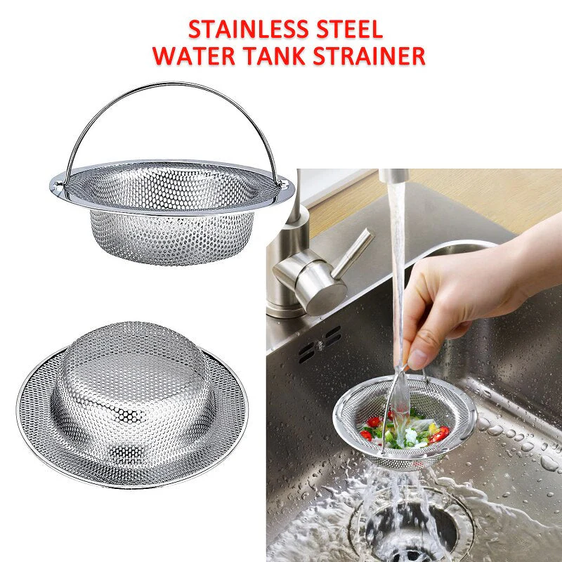 Stainless Steel Sink Drain Catch All Strainer - Image 3