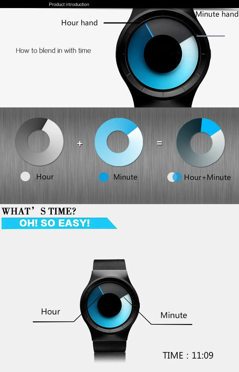 Stainless Steel Strap Stylish Quartz-Watch for Men - Image 3