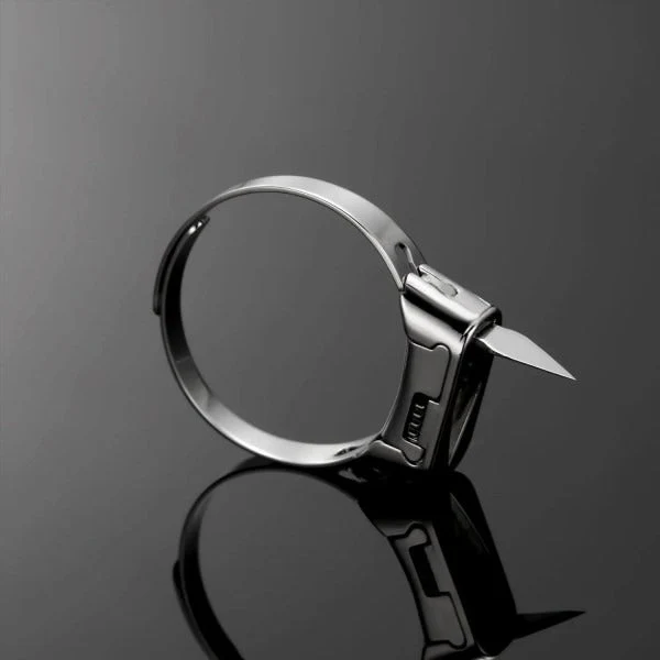 Stainless Steel Survival Self Defense Ring - Image 3