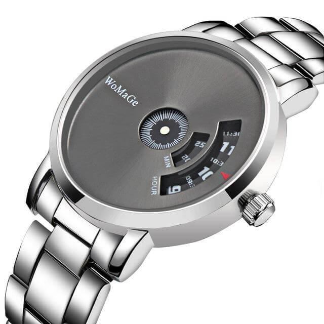 Stainless Steel Unique Style Business Men Watch - Image 3