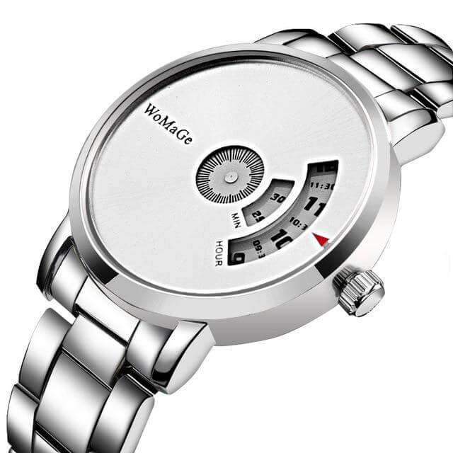 Stainless Steel Unique Style Business Men Watch - Image 4