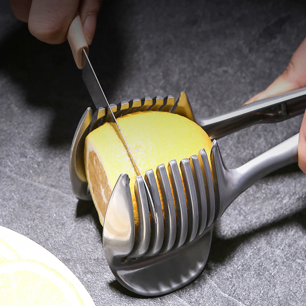 Stainless Steel Vegetable Fruit Cutting Holder Tool - Image 7