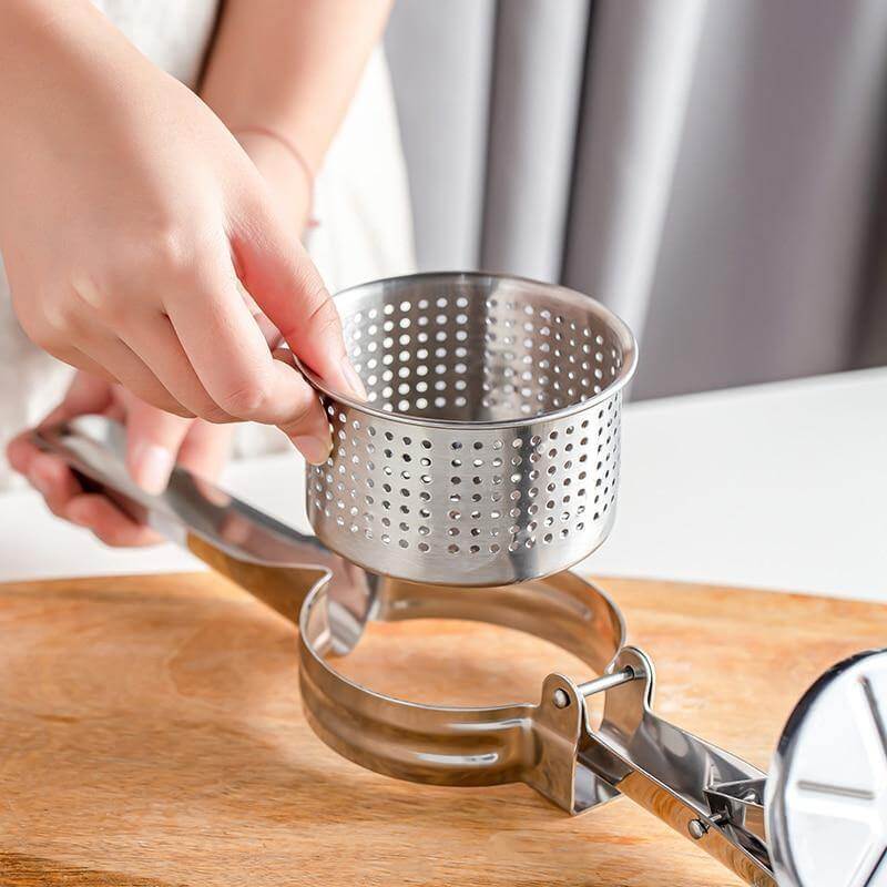 Stainless Steel Vegetable Fruit Juice Masher Tool - Image 4