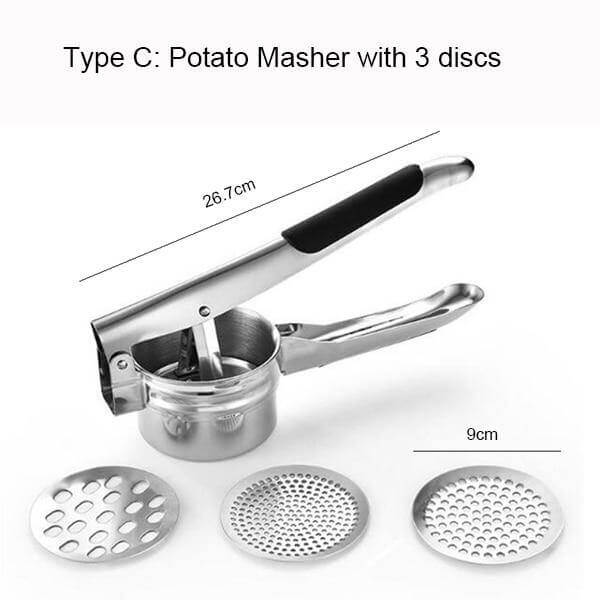 Stainless Steel Vegetable Fruit Juice Masher Tool - Image 7