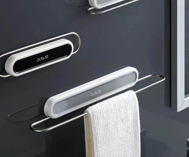 Stainless Steel Wall-Mounted Foldable Towel Hanger - Image 10