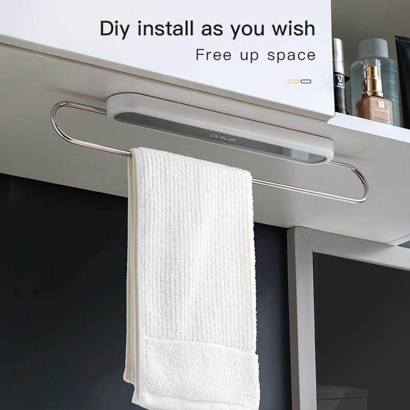 Stainless Steel Wall-Mounted Foldable Towel Hanger - Image 15