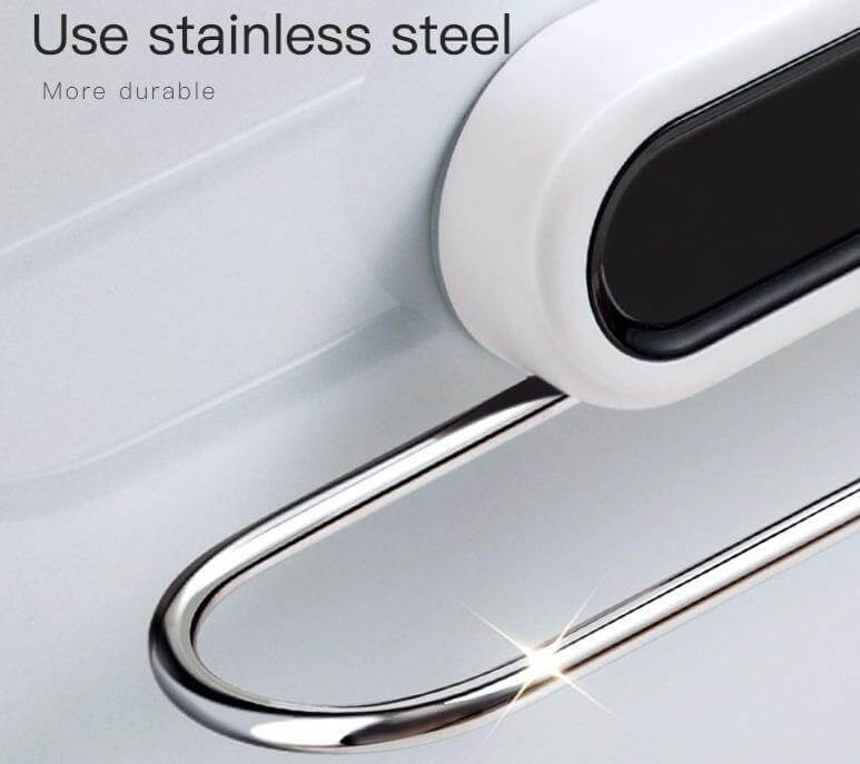 Stainless Steel Wall-Mounted Foldable Towel Hanger - Image 2