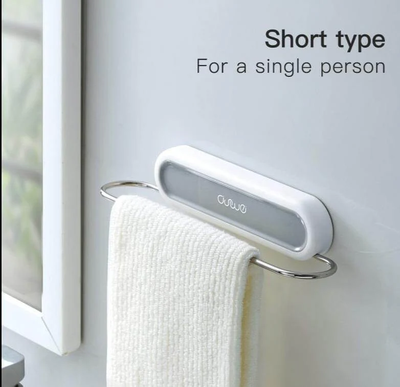 Stainless Steel Wall-Mounted Foldable Towel Hanger - Image 3