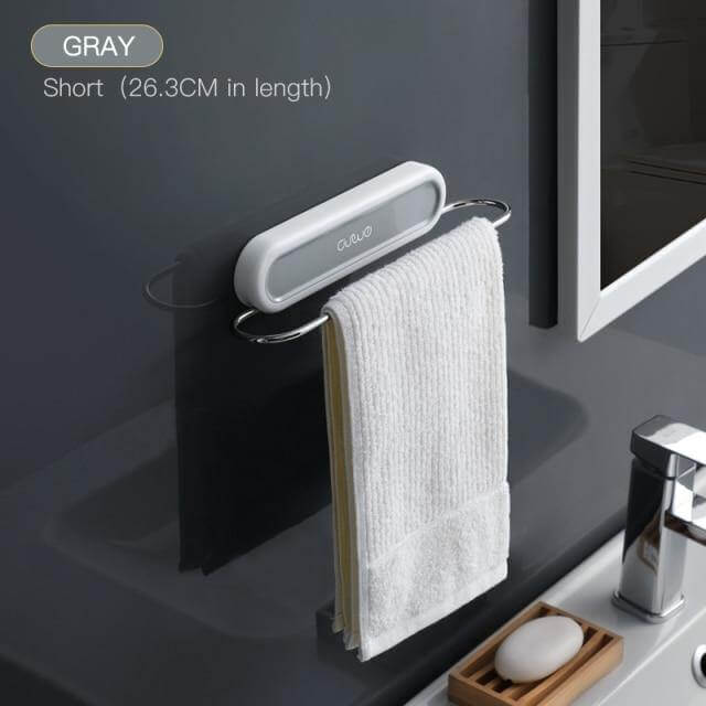 Stainless Steel Wall-Mounted Foldable Towel Hanger - Image 4