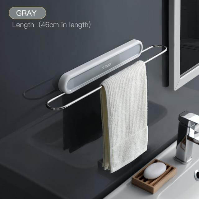 Stainless Steel Wall-Mounted Foldable Towel Hanger - Image 8