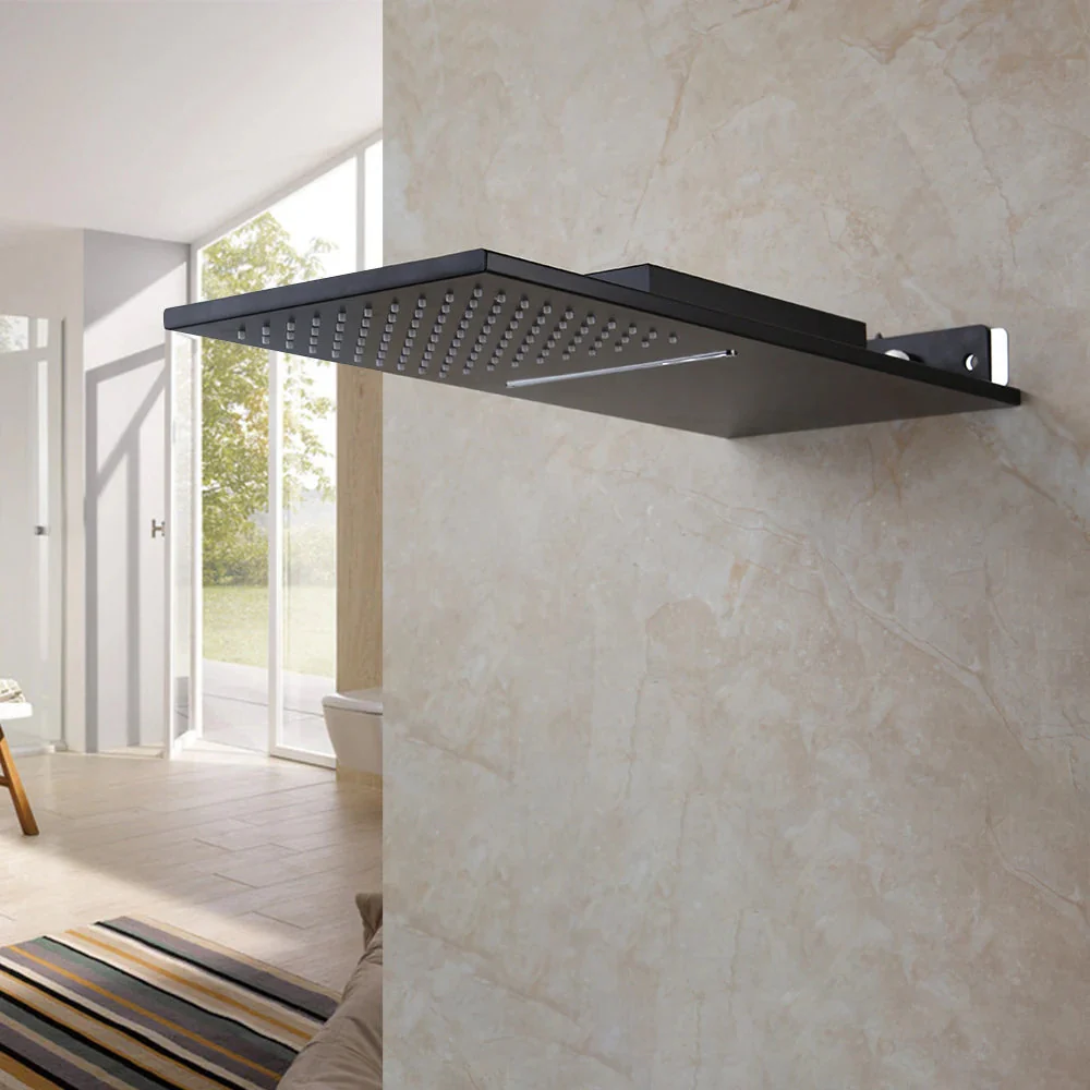 Stainless Steel Waterfall Luxury Ultra Thin Shower Head - Image 7