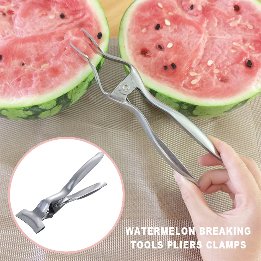 Stainless Steel Watermelon Cut in Half Tool - Image 2