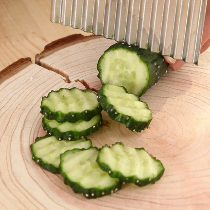Stainless Steel Wavy Potato Slicer - Image 6