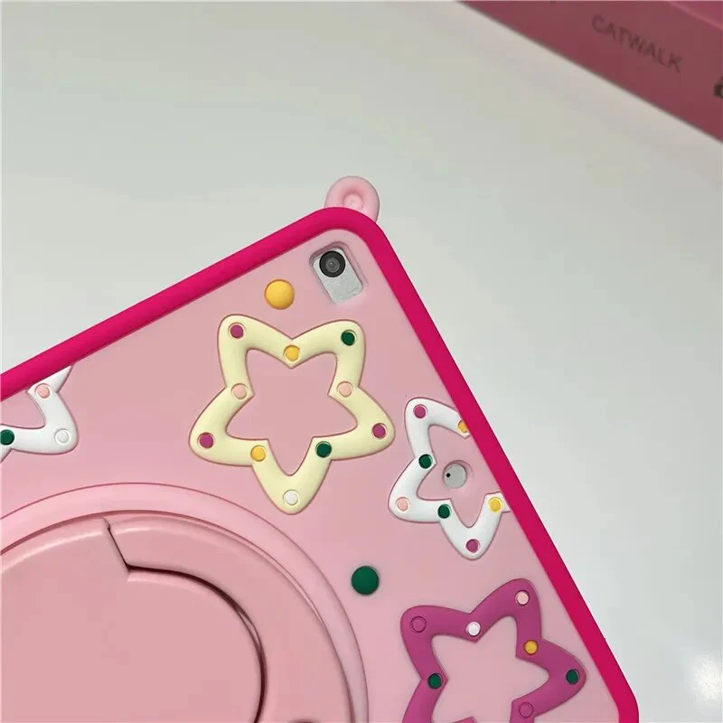 Star Cartoon Kids Flexible iPad Case Stand - Image 4