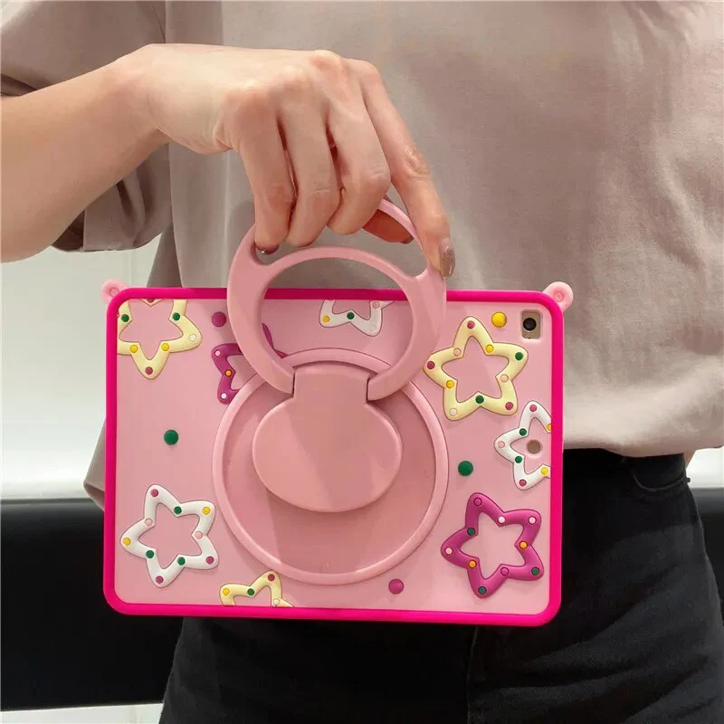 Star Cartoon Kids Flexible iPad Case Stand - Image 5