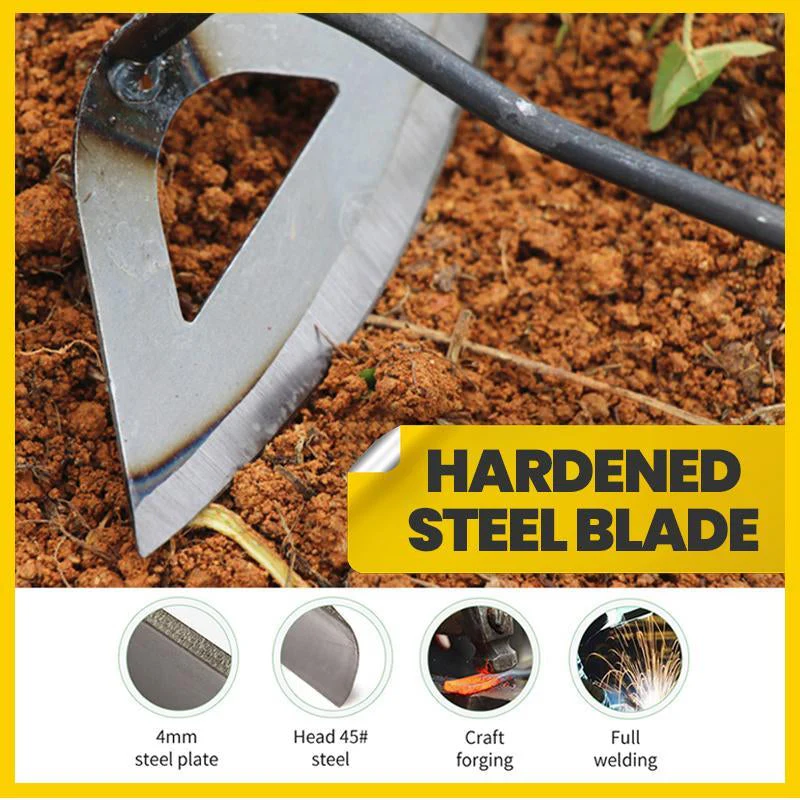 Steel Handheld Hollow Plant Shovel Rake - Image 3