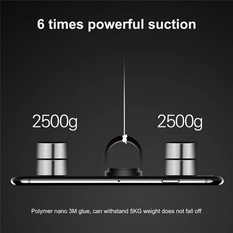Sticky Magnetic Lighter Ring Phone Holder - Image 4