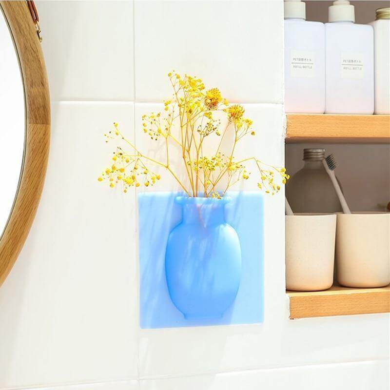 Sticky Silicone Plant Flower Vase - Image 6