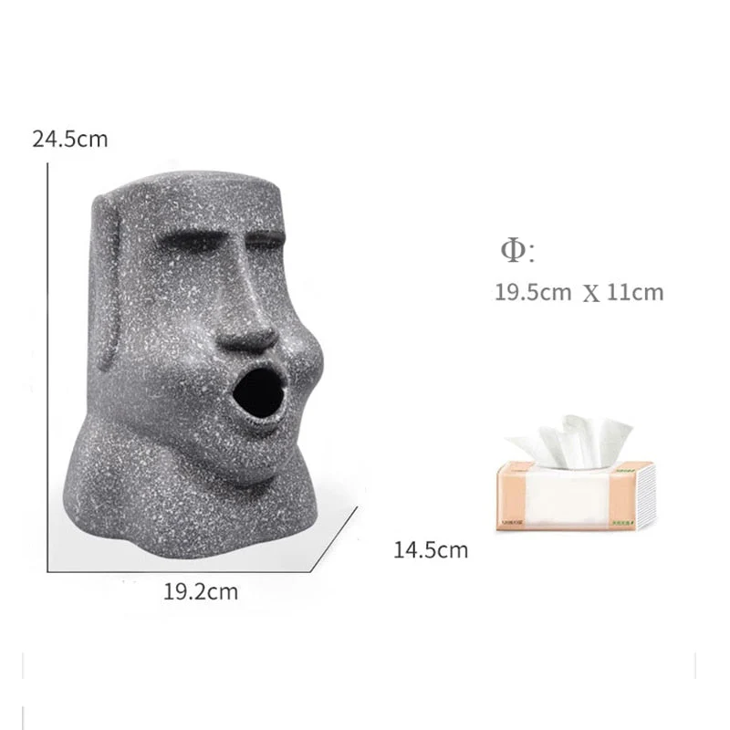 Stone Statue Tissue Box - Image 8