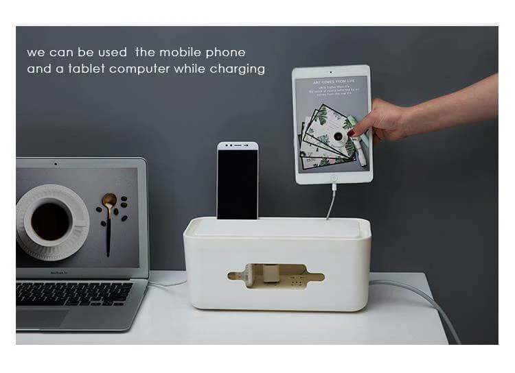 Storage Box and Organizer for Power Outlet - Image 3