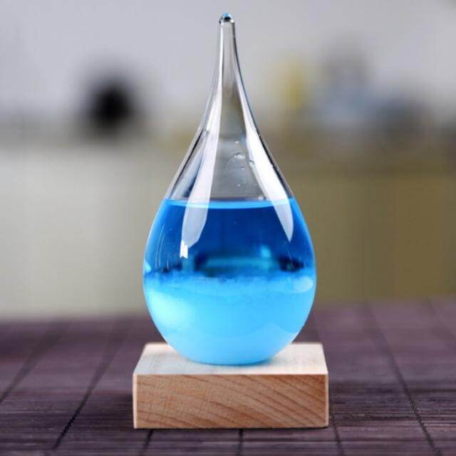 Storm Glass Forecast with Wood Base for home Decoration - Image 4