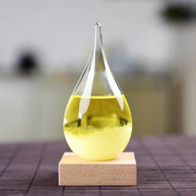 Storm Glass Forecast with Wood Base for home Decoration - Image 5