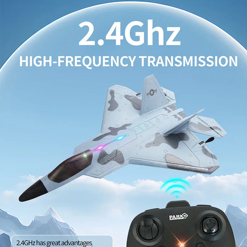 Storm Hawk Ultra Bright LED Foam Jet Fighter - Image 3