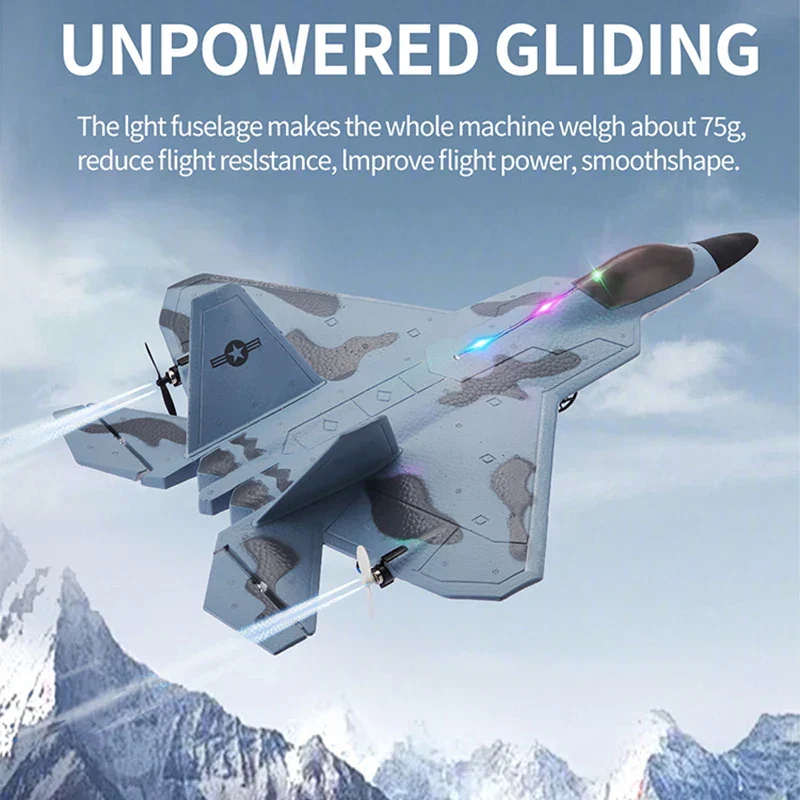 Storm Hawk Ultra Bright LED Foam Jet Fighter - Image 4