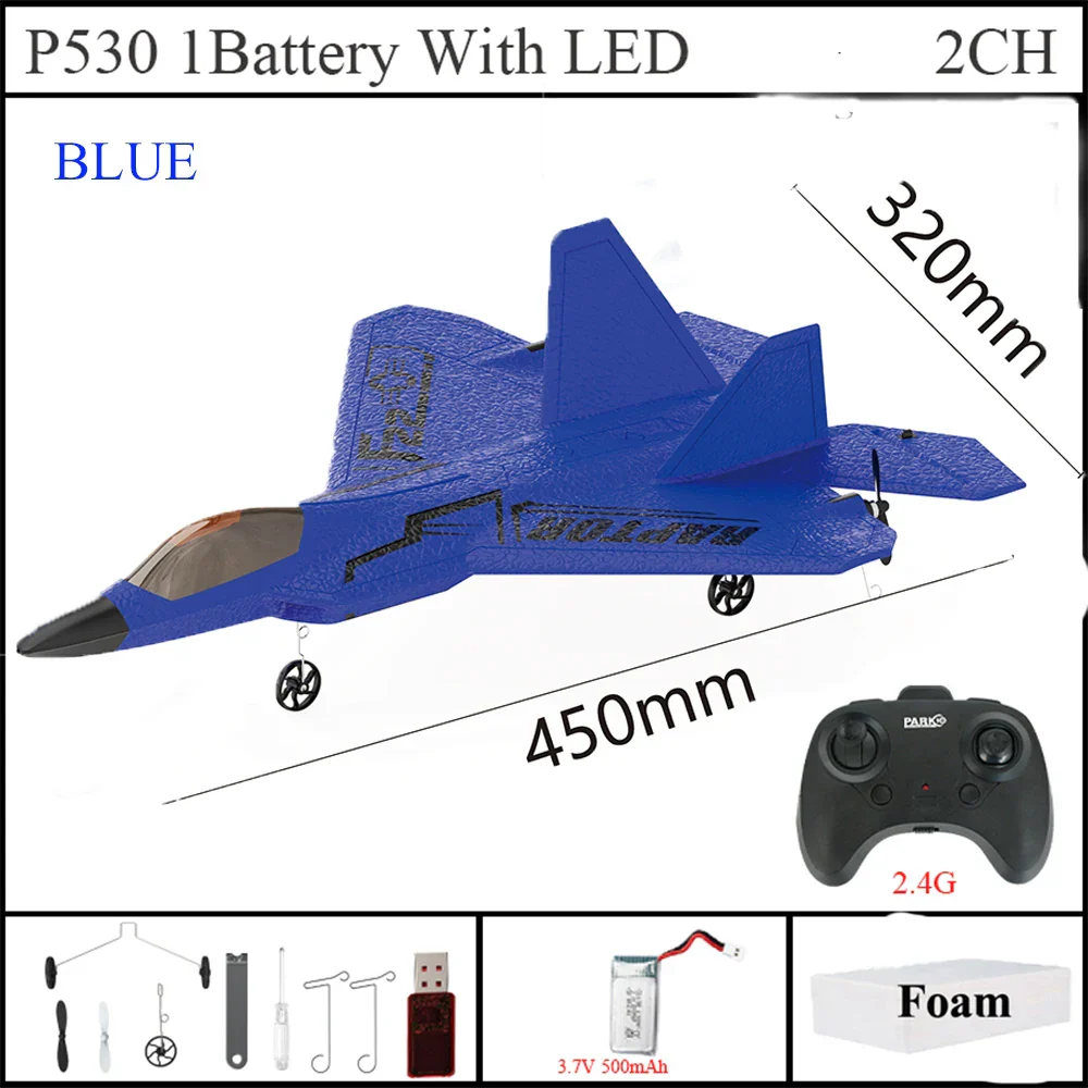Storm Hawk Ultra Bright LED Foam Jet Fighter - Image 8