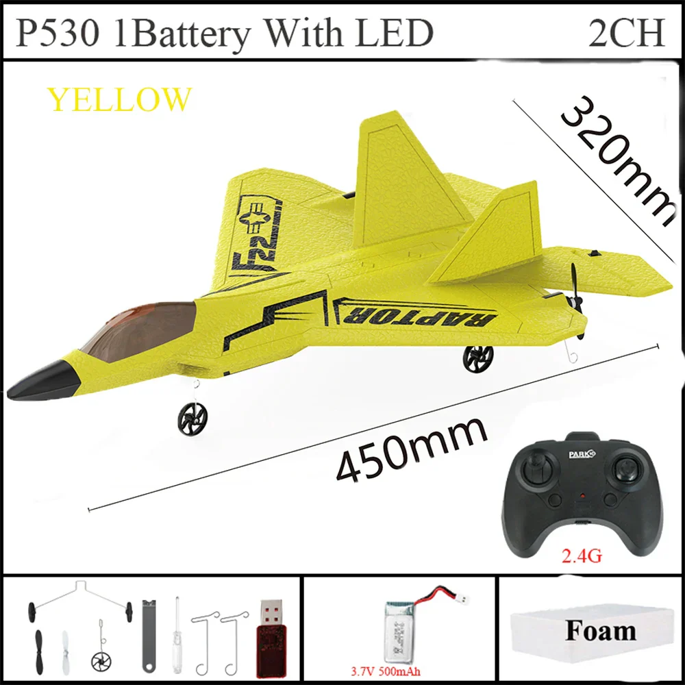 Storm Hawk Ultra Bright LED Foam Jet Fighter - Image 9