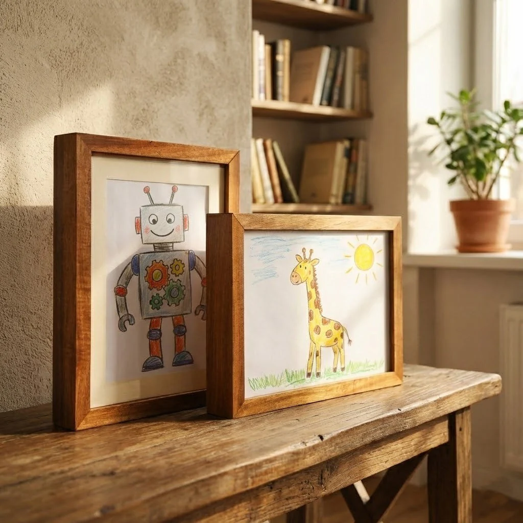 Story Maker Wooden Kids Drawing Display Frame - Image 4