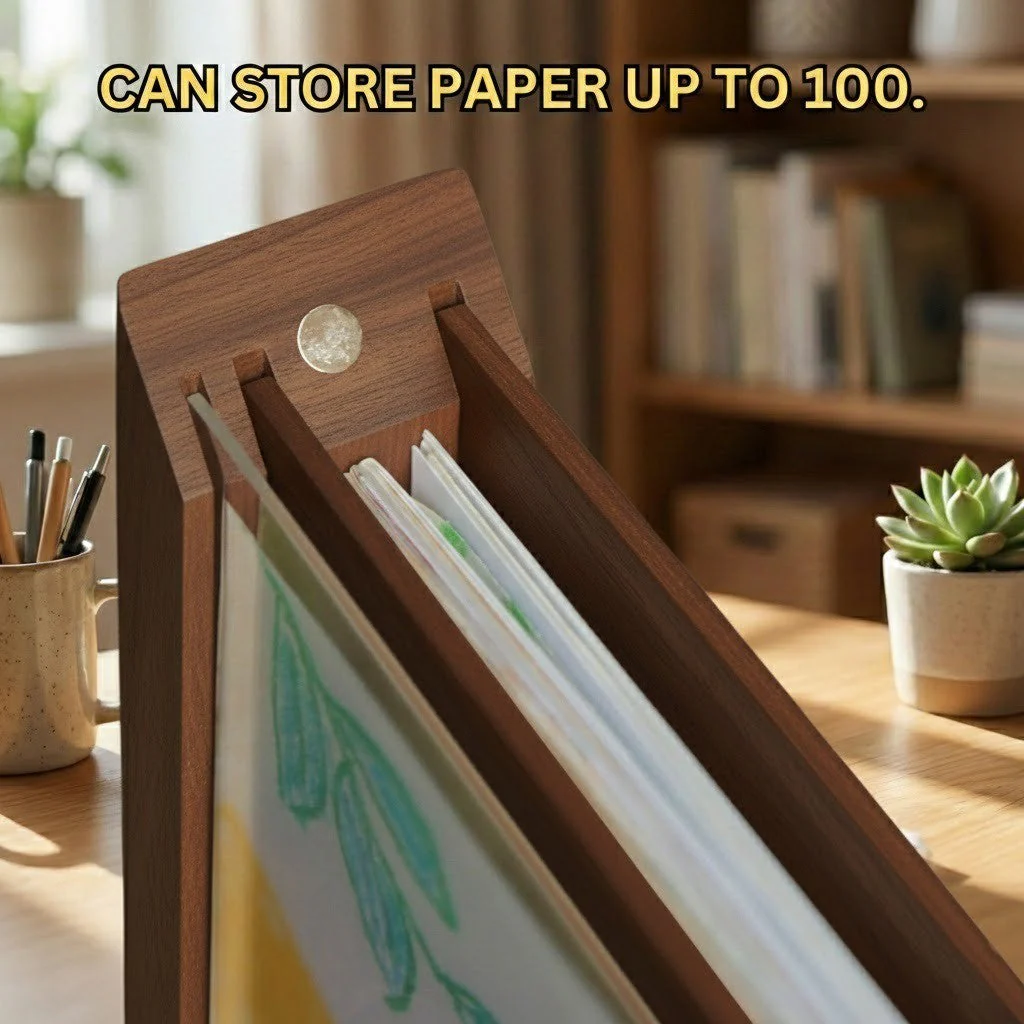 Story Maker Wooden Kids Drawing Display Frame - Image 9