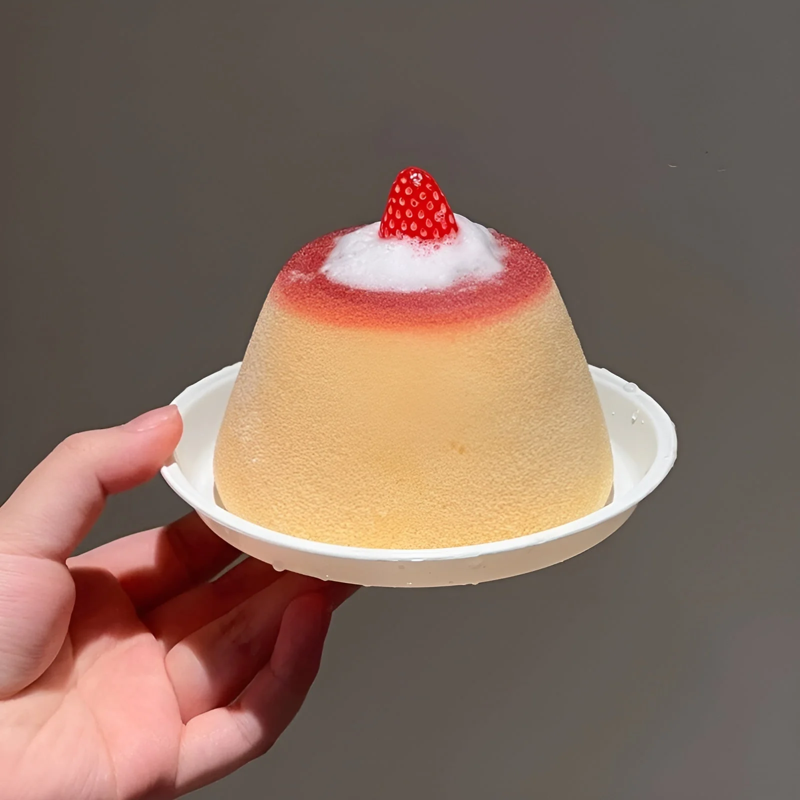 Strawberry Caramel Pudding Cleaning Sponge - Image 5
