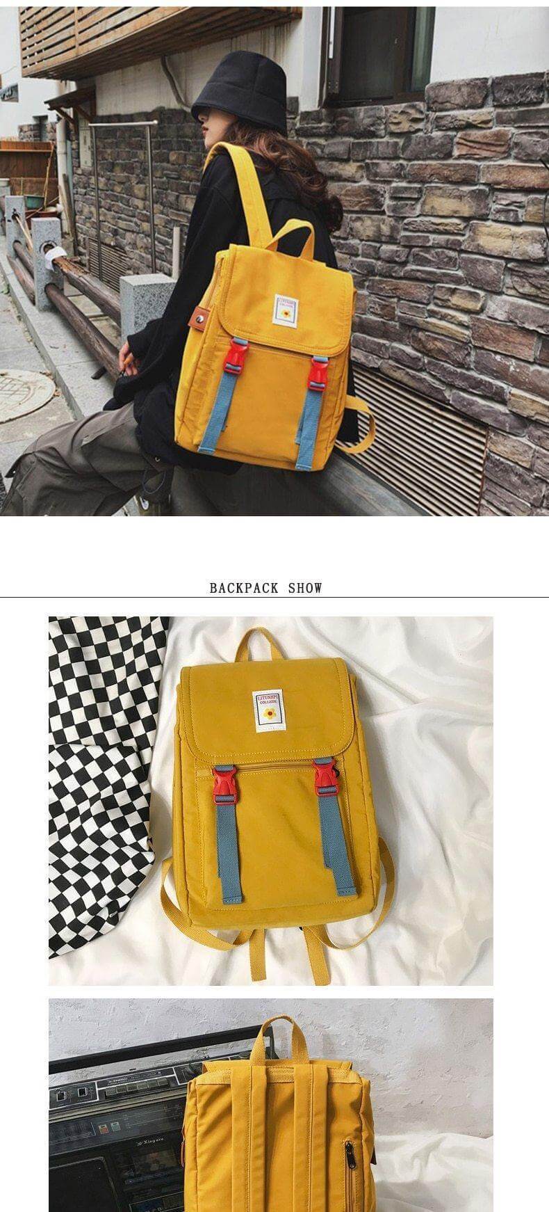 Street Style Waterproof Large Capacity Backpack - Image 10