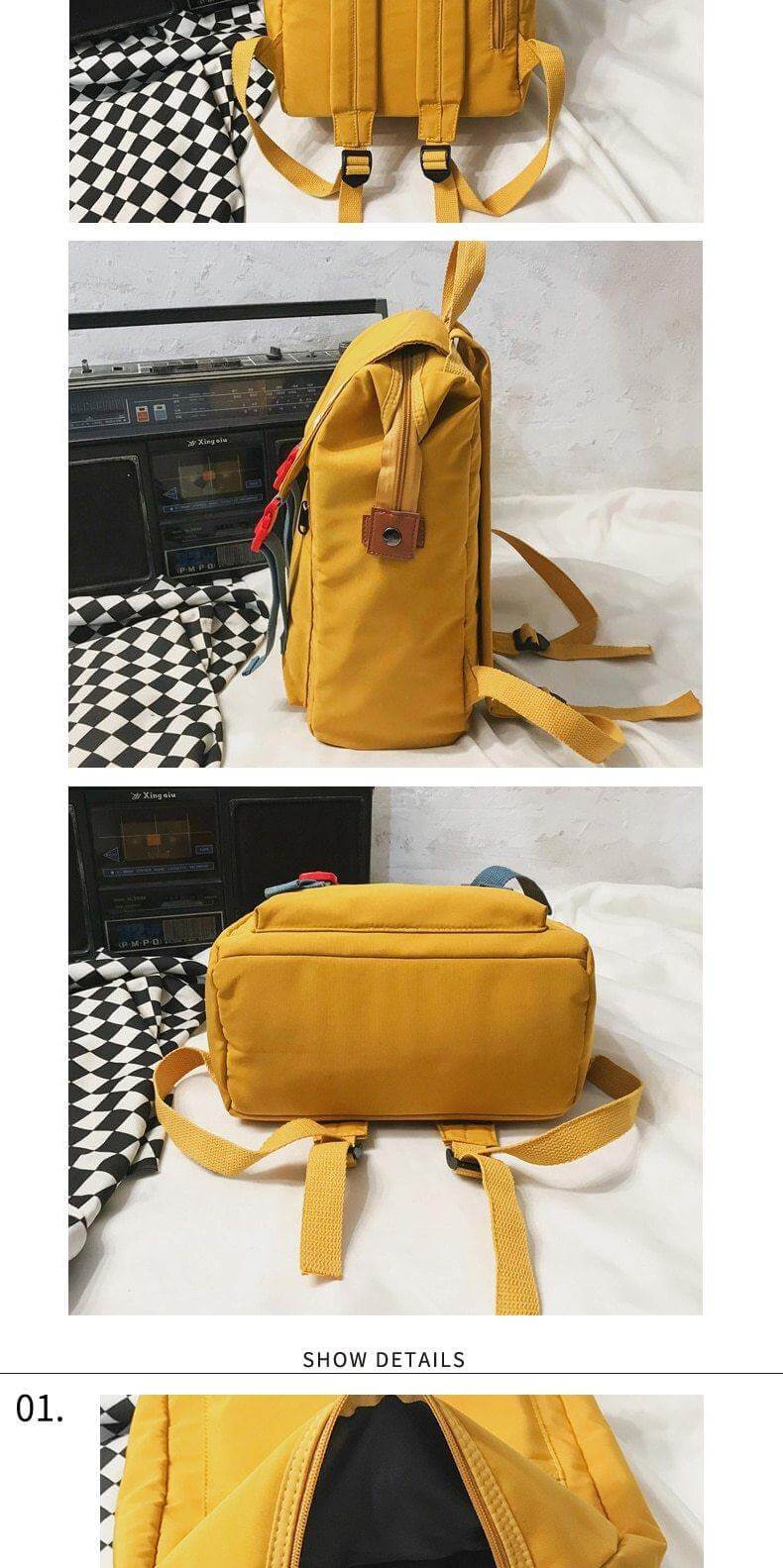 Street Style Waterproof Large Capacity Backpack - Image 7