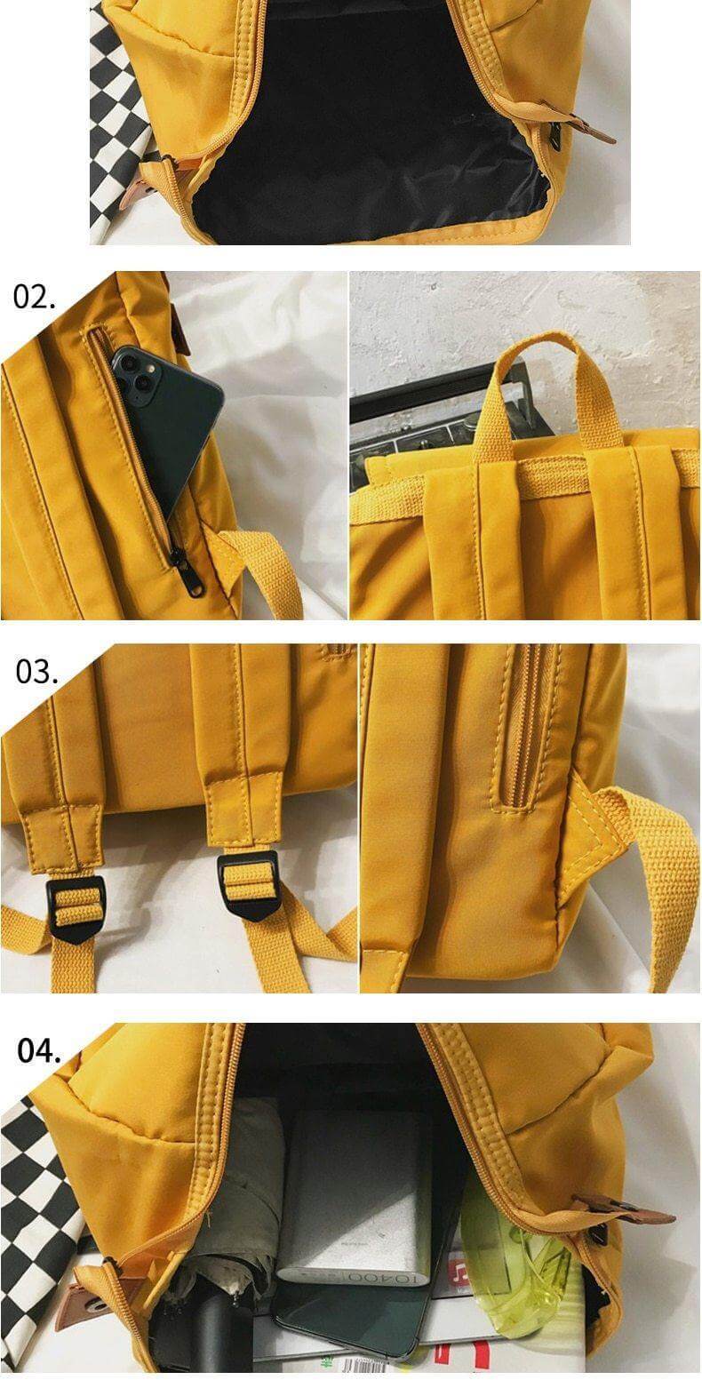 Street Style Waterproof Large Capacity Backpack - Image 9