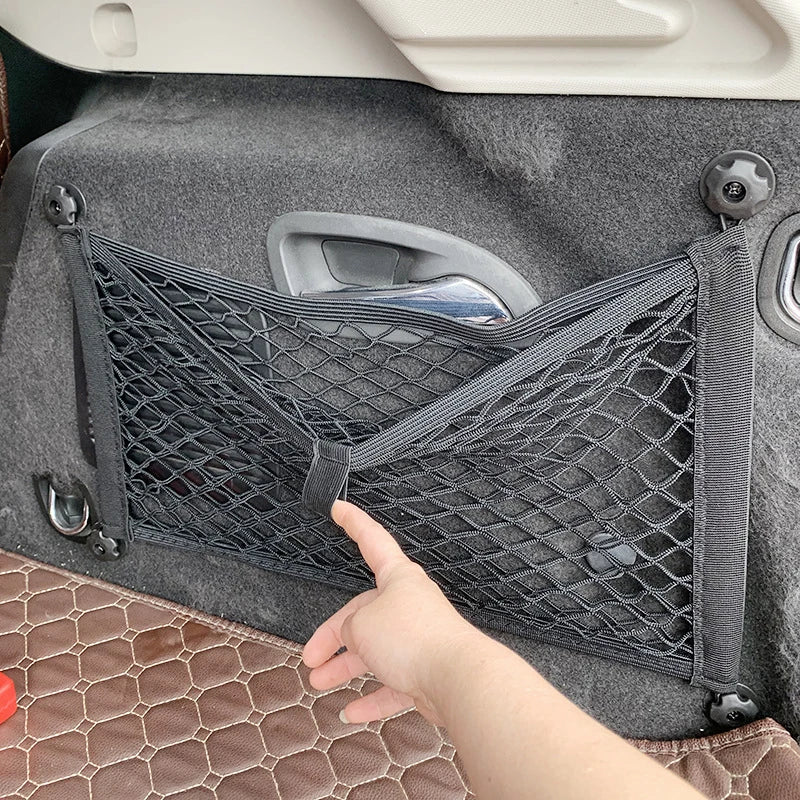 Stretchable Mesh Cargo Net Car Storage Organizer Pocket - Image 6