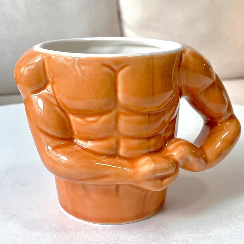 Strong Muscle Arm Ceramic Mug - Image 2