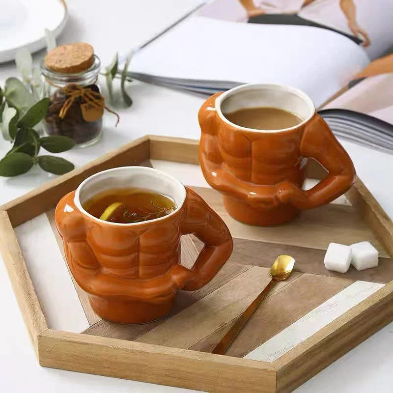 Strong Muscle Arm Ceramic Mug - Image 4